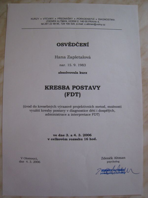 Kresba postavy