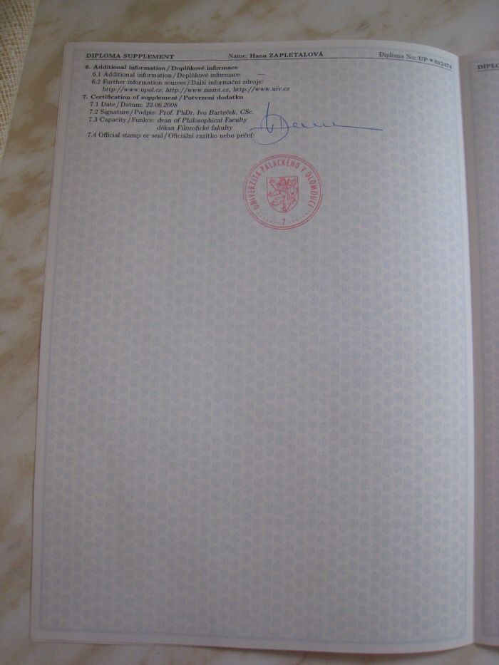 Diploma Supplement 4